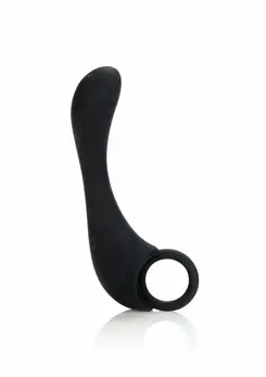 Dr. Joel Kaplan Silicone Prostate Locator Ergonomic Intimate Probe Black