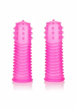 CalExotics Intimate Play Finger Tingler Set Flexible Silicone 2pcs