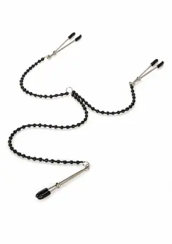 Nipple Play Tweezer Intimate Clamps Adjustable Triple Chain Set