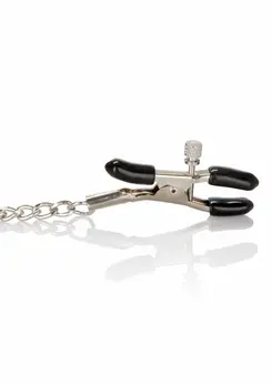 CalExotics Nipple Play Tiered Adjustable Nipple Clamps with Chains