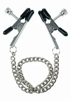 CalExotics Nipple Play Bull Nose Adjustable Nipple Jewelry with Chain
