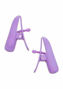 Nipple Play Nipplettes Rechargeable Adjustable Vibrating Clamps Pink