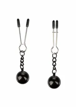 Pipedream Weighted Tweezer Adjustable Nipple Clamps with Weights