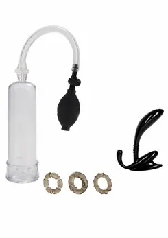 CalExotics His Essential Pump Kit - Complete Enhancement Set, Black