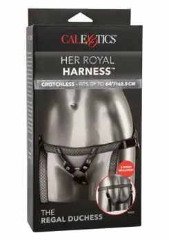 CalExotics The Regal Duchess Harness Adjustable Vegan Leather Black