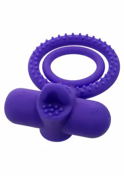 Silicone Rechargeable Dual Climaxer Couples Vibrating Ring 12 Modes