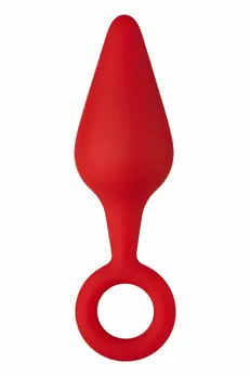 FORTO F-10 Silicone Plug Medium Red with Pull Ring - Premium Flexible Design