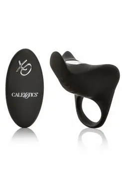 CalExotics Recharge Remote Pleasurizer Silicone Ring, USB, Black