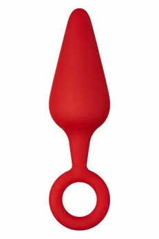 FORTO F-10 Silicone Plug Large Red with Pull Ring - Premium Flexible Design