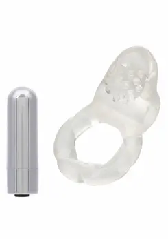 Nubby Lovers Delight Vibrating Couples Enhancer, USB Rechargeable, Waterproof