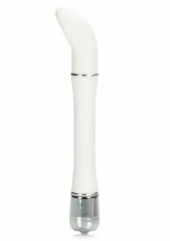 Lulu Satin Scoop Compact Vibrator Velvet-Cote™ 5” Silver Accents
