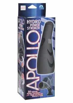 Apollo Hydro Power Stroker Intimate Machine, 30 Modes, Waterproof, Blue