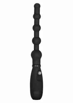Booty Call Booty Flexer Silicone Beaded Probe, 3-Speed, Waterproof, 5.75”