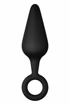 FORTO F-10 Silicone Plug Large Black with Pull Ring - Premium Flexible Design