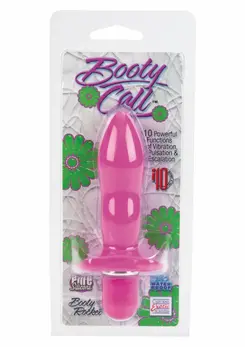 Booty Call Booty Rocket Silicone Probe 10-Mode Black 12 cm