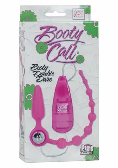 Booty Call Booty Double Dare Silicone Set with Vibrating System 716770078155