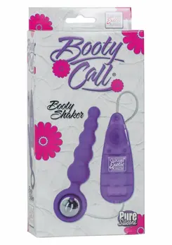 Booty Call Booty Shaker Silicone Probe & Vibrating Bullet Set Black