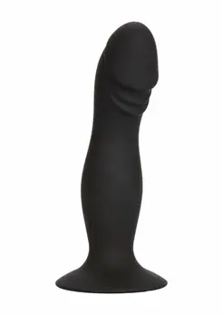CalExotics Silicone Anal Stud Intimate Plug with Suction Cup Black