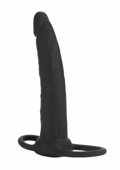 California Exotic Silicone Double Rider Black Flexible System
