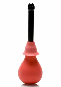 CalExotics Vulcanite Anal Douche Compact Hygiene System 7.5 oz