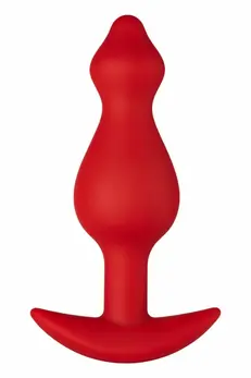 FORTO F-78 POINTEE Plug Large Red Premium Silicone Anchor Base
