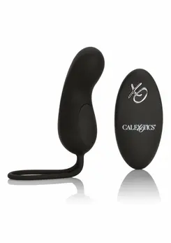 CalExotics Remote Rechargeable Curve Mini Massager, 12 Modes, Purple