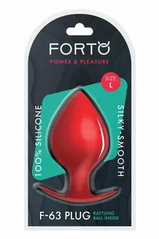 FORTO F-63 Rattler Spade Large Red Premium Silicone Plug