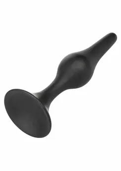 CalExotics Silicone Anal Starter Kit - Set of 3 Graduated Plugs, Black