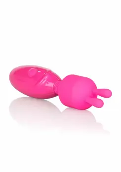 CalExotics Tiny Teasers Bunny Compact Silicone Massager USB Rechargeable