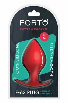 FORTO F-63 Rattler Spade Medium Red Premium Silicone Plug