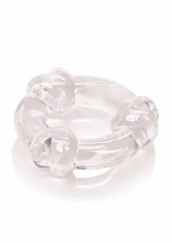 Magic C-Rings Set 3pcs TPR Stretchy Rings with Textured Surface