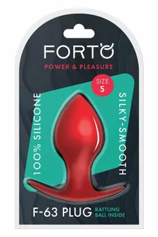 FORTO F-63 Rattler Spade Small Red Premium Silicone Plug