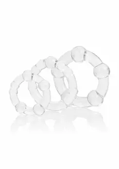 Island Rings Set - 3 Sizes, Textured TPR, Flexible Support Rings