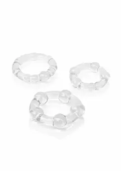 Island Rings Set - 3 Sizes, Textured TPR, Flexible Support Rings
