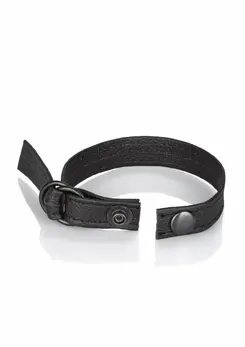 CalExotics Leather Cinch Adjustable Support Strap Black