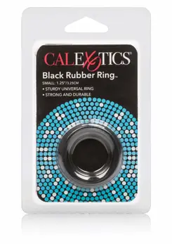 Rubber Ring Small - Flexible Support Ring, Compact Size, Black