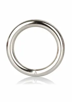 Silver Ring Small Steel Enhancer by Silver - Polished Finish, Compact Size