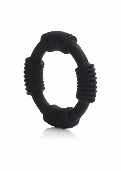 Adonis Hercules Silicone Ring Black - Flexible Anatomical Enhancer