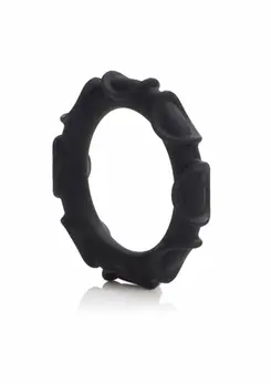 Adonis Atlas Silicone Ring - Flexible Comfort System, Red/Black
