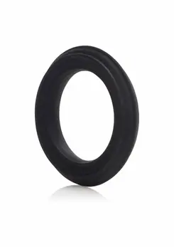 Adonis Caesar Silicone Ring - Flexible Support, Black, Universal Size