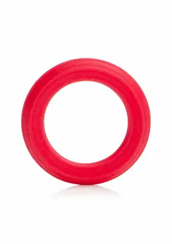 Adonis Caesar Silicone Ring - Flexible Comfort Fit, Red