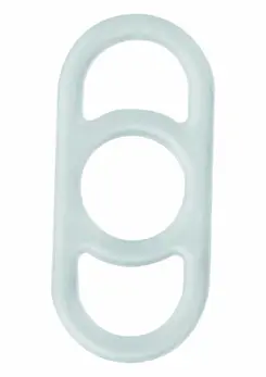 Precision Pump Silicone Support Ring with Dual Handles, Black