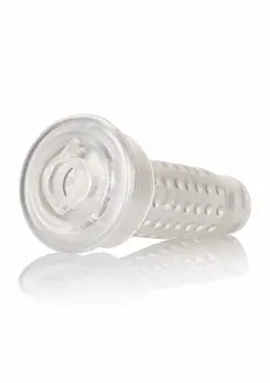 CalExotics Optimum Series Stroker Pump Sleeve Mouth-Shaped TPR Insert