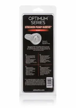 CalExotics Optimum Series Stroker Pump Sleeve Mouth-Shaped TPR Insert