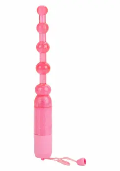 Vibrating Pleasure Beads Multi-Speed Glitter Jelly, Waterproof, 21 cm