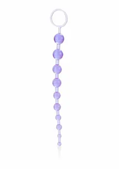 X-10 Beads Flexible Graduated Intimate Bead System, Black, 28 cm