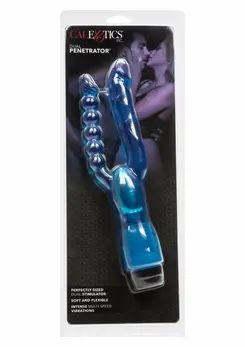 California Exotic Dual Penetrator Vibrator Flexible Dual Shaft 22 cm