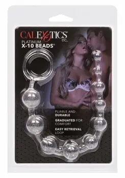 Platinum X-10 Beads Intimate Graduated Bead System, Gold, 28 cm