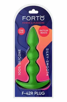 FORTO F-42R Rattler Spiral Beads Green Premium Silicone System