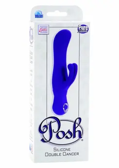Posh Double Dancer Dual-Action Waterproof Massager 4” Pink